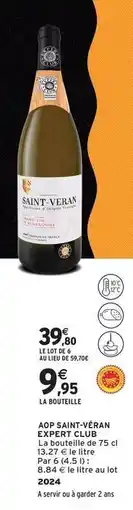 Intermarché Contact Expert club - aop saint-veran offre