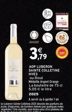 Intermarché Contact Hachette - aop luberon sainte colletine hve3 offre