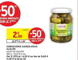 Intermarché Contact Cornichons aigres-doux offre