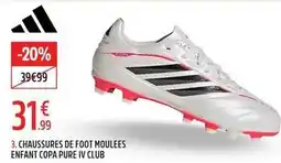 Intersport Chaussures de foot moulees enfant copa pure iv club offre