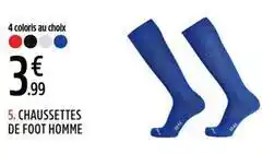Intersport Chaussettes de foot homme offre