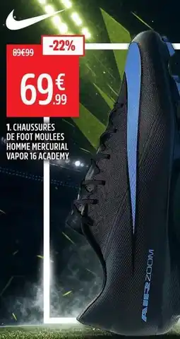 Intersport Chaussures de foot mollées homme offre