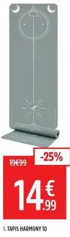 Intersport Tapis harmony 10 offre