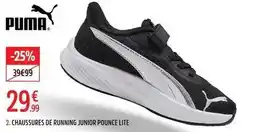 Intersport Puma - chaussures de running junior pounce lite offre