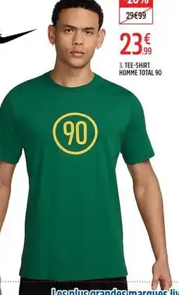 Intersport Tee-shirt homme total 90 offre