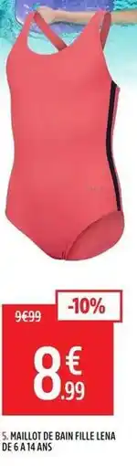 Intersport Maillot de bain fille leña offre