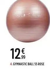 Intersport Gymnastic ball 55 rose offre