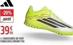 Intersport Chaussures de foot stabilisees enfant f50 offre