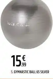 Intersport Gymnastic ball 65 silver offre