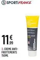 Intersport Creme anti- frottements offre