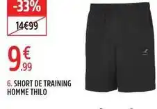 Intersport Short de training homme offre