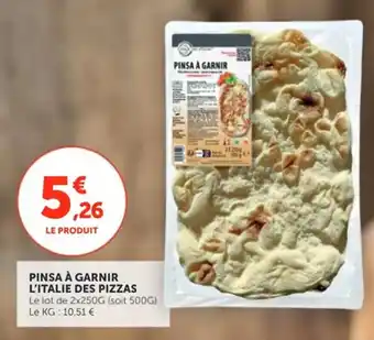 L'ITALIE DES PIZZAS Pinsa à garnir