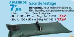 Provence Outillage Sacs de lestage offre