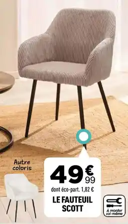 Centrakor LE FAUTEUIL SCOTT offre