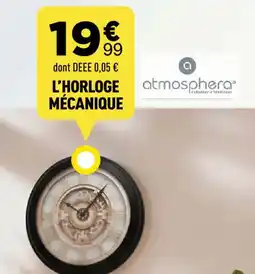 Centrakor atmosphera L'HORLOGE MÉCANIQUE offre