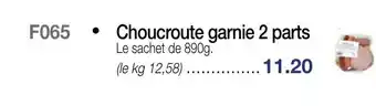 Choucroute Garnie 2 Parts