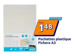 Action Fichero Pochettes plastique A3 offre