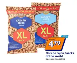 Action Snacks of the World Noix de cajou offre