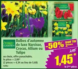 Norma FINEST GARDEN Bulbes d'automne offre
