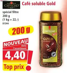 Norma CAFFECIAO Café soluble Gold offre