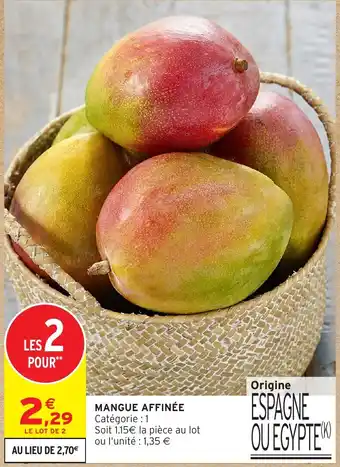 MANGUE AFFINÉE