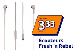 Action Fresh 'n Rebel Écouteurs offre
