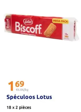 Action Lotus Spéculoos offre
