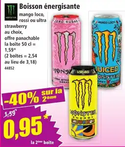 Norma Monster Boisson énergisante offre
