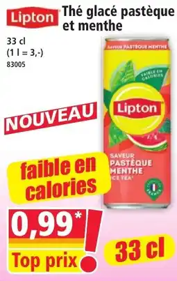 Norma Lipton Thé glacé pastèque et menthe offre