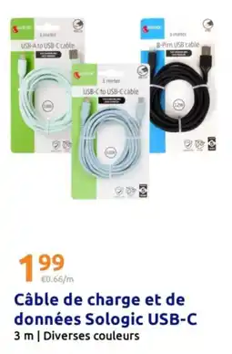 Action Solocig Câble de charge et de données USB-C offre