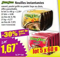 Norma YumYum Nouilles instantanées offre