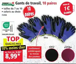Norma PowerGarden Gants de travail offre