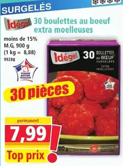Norma Idégel boulettes au boeuf offre