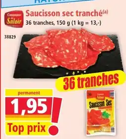 Norma Sàlbir Saucisson sec tranché offre