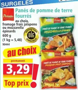 Norma Potato Master Panés de pomme de terre fourrés offre