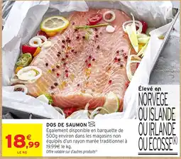 Intermarché DOS DE SAUMON offre