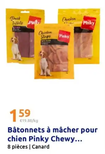 Action Pinky Bâtonnets à mâcher pour chien offre
