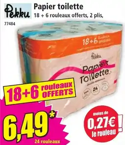 Norma Pekku Papier toilette offre