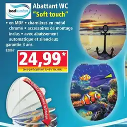 Norma badkomfort Abattant WC "Soft touch" offre