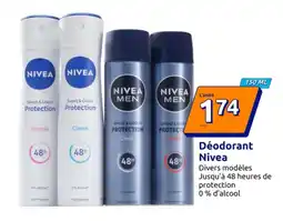 Action NIVEA Déodorant offre