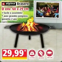 Norma alpina Brasero offre