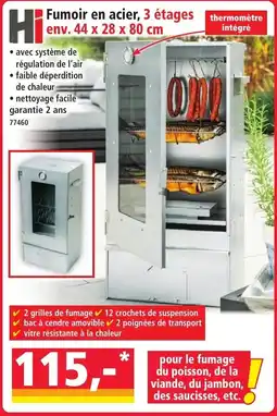 Norma Hi Fumoir en acier offre