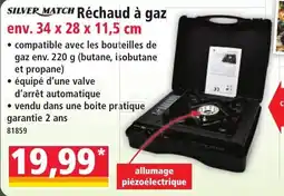Norma SILVER MATCH Réchaud à gaz offre