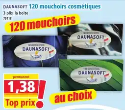 Norma DAUNASOFT mouchoirs cosmétiques offre