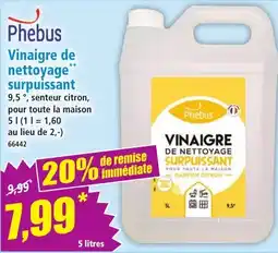 Norma Phebus Vinaigre de nettoyage offre
