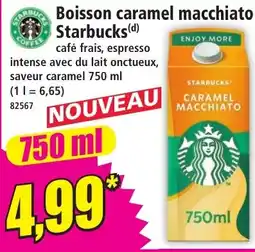 Norma Starbucks Boisson caramel macchiato offre
