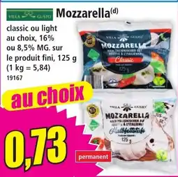 Norma Villa Gusto Mozzarella offre