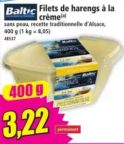 Norma Baltic Filets de harengs à la crème offre