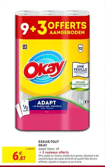 Okay essuie-tout adapt blanc
