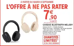 Intermarché Melody casque bluetooth offre